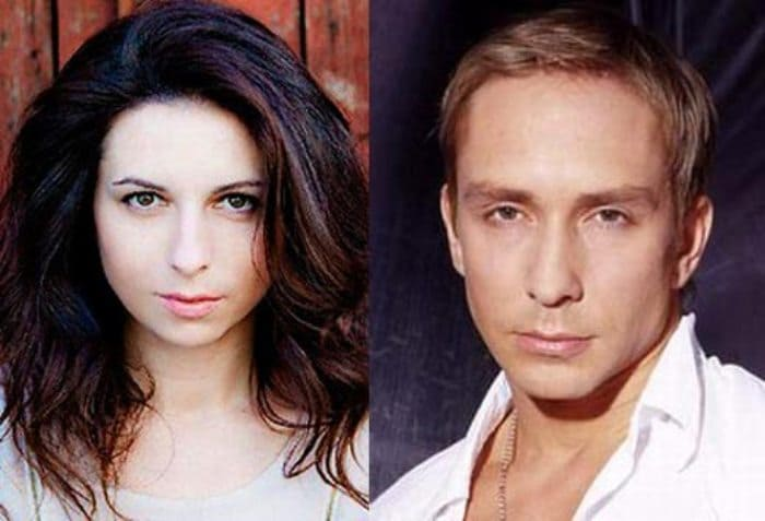 Юная Алиса Хазанова и певец Александр Фадеев, известный как Данко.