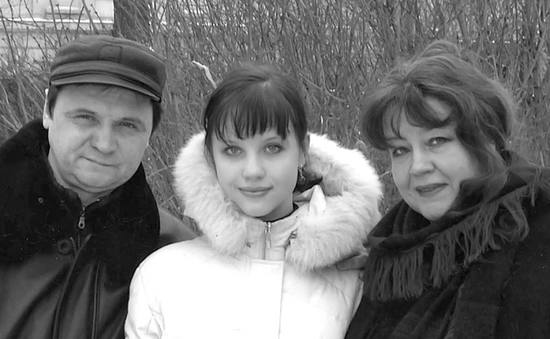 Ольга Самошина в начале своего творческого пути.