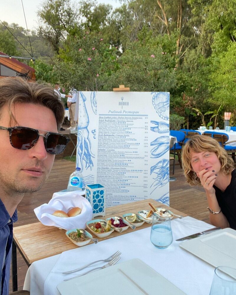 Иван Колесников и его жена Лина Раманаускайте.