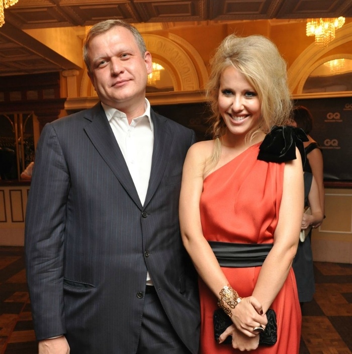 Сергей Капков и Ксения Собчак