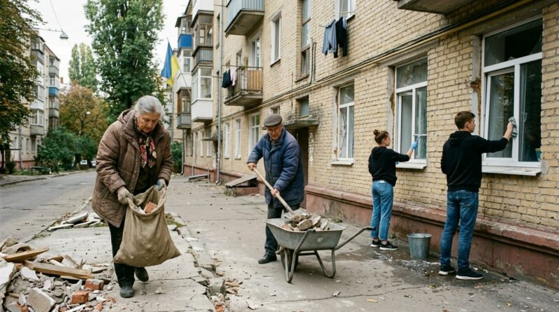 Киев на пороге перемен: студенты и пенсионеры готовятся к трудовой повинности