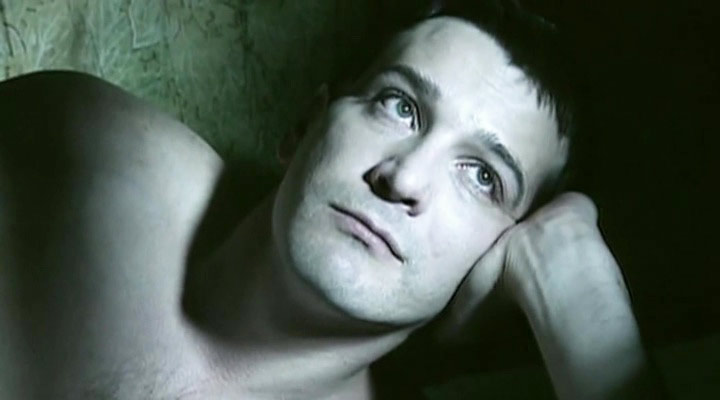 Ярослав Бойко на съемках фильма «Подозрение», 2001 год, где начался его роман с Евгенией Добровольской.