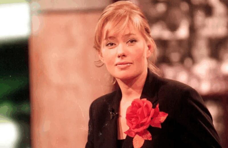 Телеведущая в период расцвета карьеры, когда вокруг её имени ходило множество слухов.