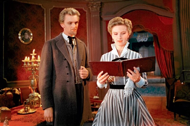 Юрий Яковлев в образе князя Мышкина в культовом фильме «Идиот» (1958).