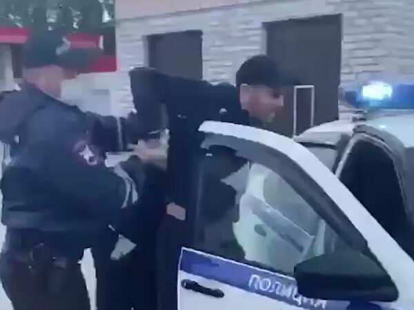 Александр Гусев на службе.