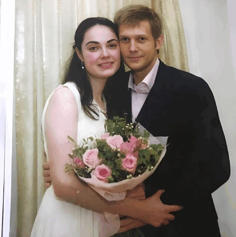 Борис Корчевников с мамой, Ириной Леонидовной.