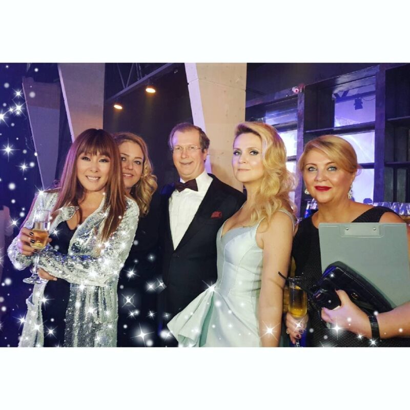 Андрей Малахов с супругой Натальей на светском мероприятии.