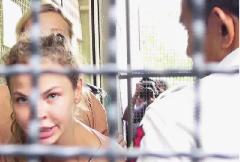 Настя Рыбка после возвращения в Россию.