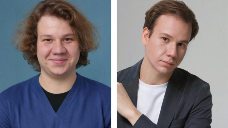 Павел Комаров до и после радикальной трансформации.