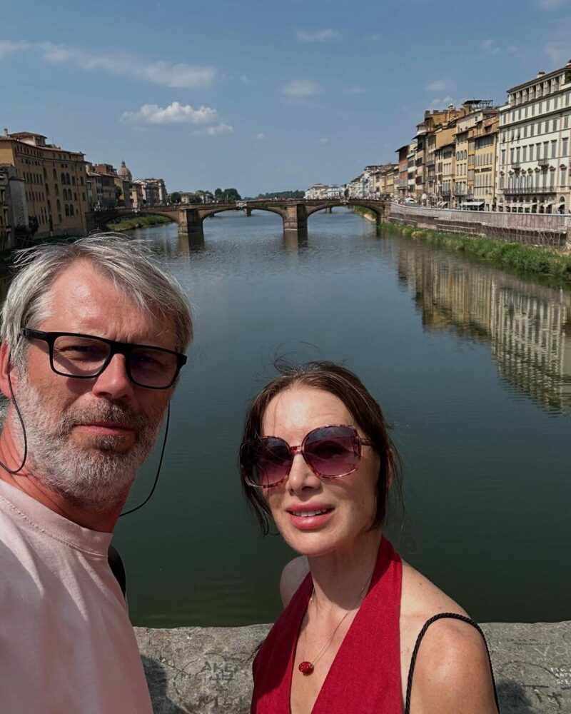 Дарья Юрская с первым мужем Алексеем Лебедевым, отцом её старшего сына.