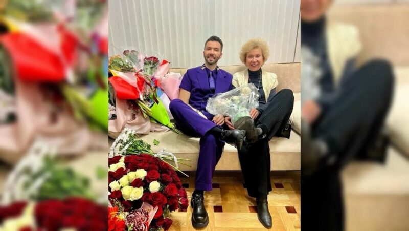 Ирина Викторовна с сыном Денисом Клявером, продолжателем семейных традиций.