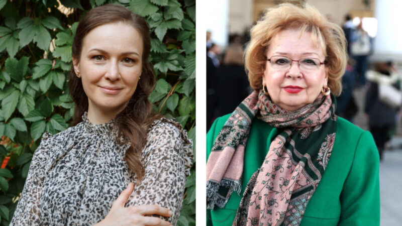 Анна Тараторкина с матерью Екатериной Марковой