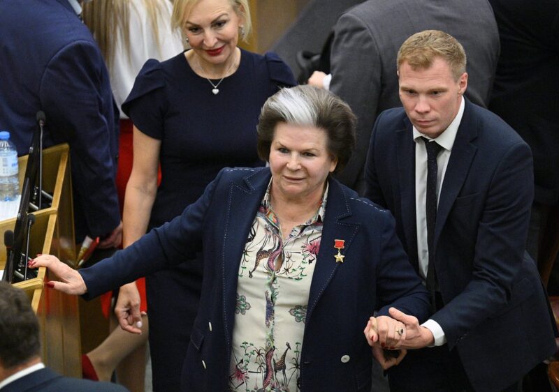 Валентина Терешкова, первая женщина-космонавт, в молодости.