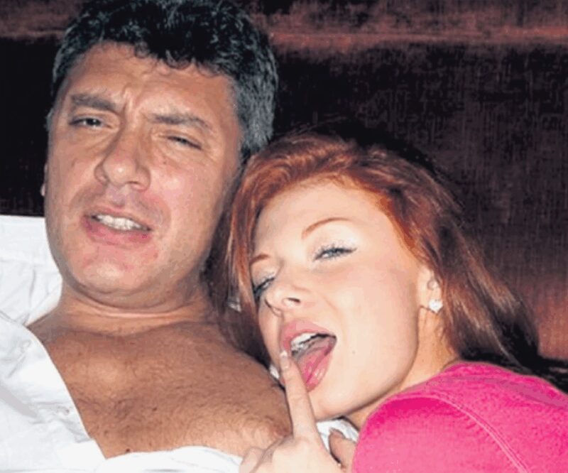 Борис Немцов и его спутница.