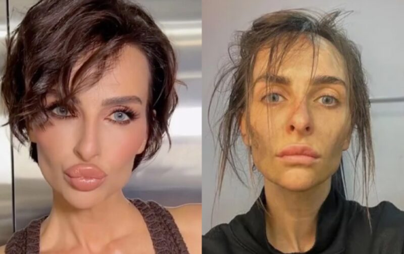 В обычной жизни телеведущая не всегда пользуется косметикой.