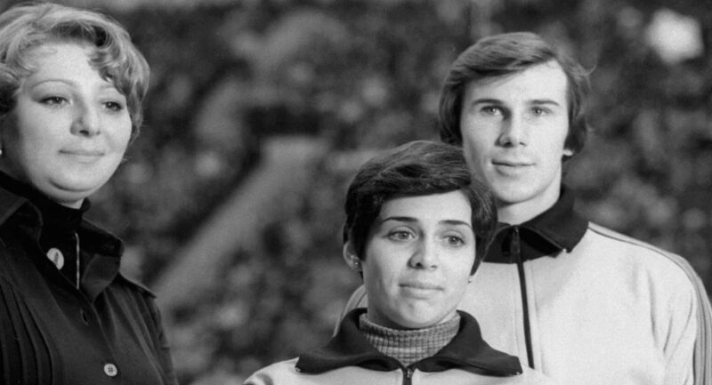 Александр Лыков и Мила Сивацкая на съёмках сериала «Гранд».