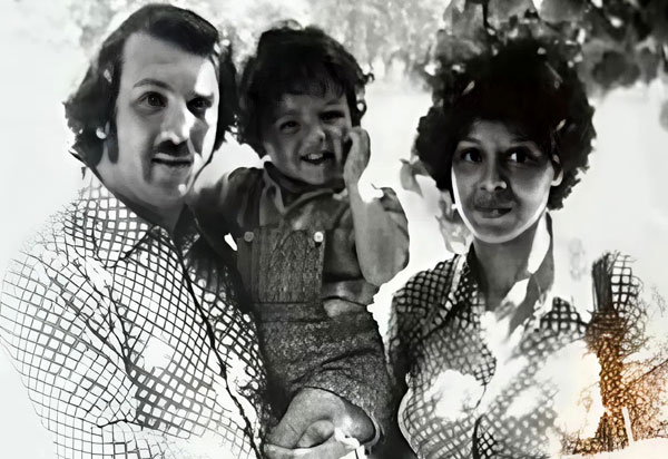 Семейное счастье Людмилы Солоденко с мужем Михаилом и сыном Андреем