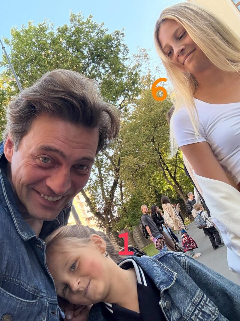 Актер Иван Колесников на съемках.