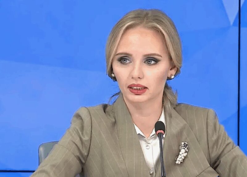 Екатерина Тихонова, младшая дочь главы государства.