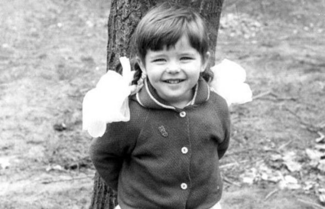 Марина Александрова в юности, до начала звездной карьеры