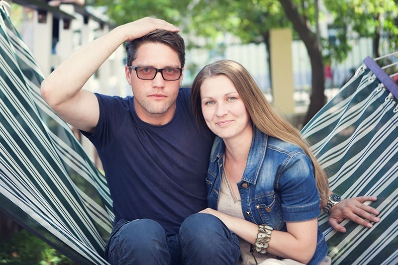 Семья Харланчука: Павел и Анна с детьми