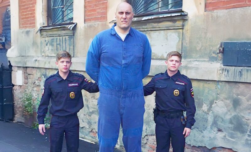 Павел Подкользин на съёмочной площадке.