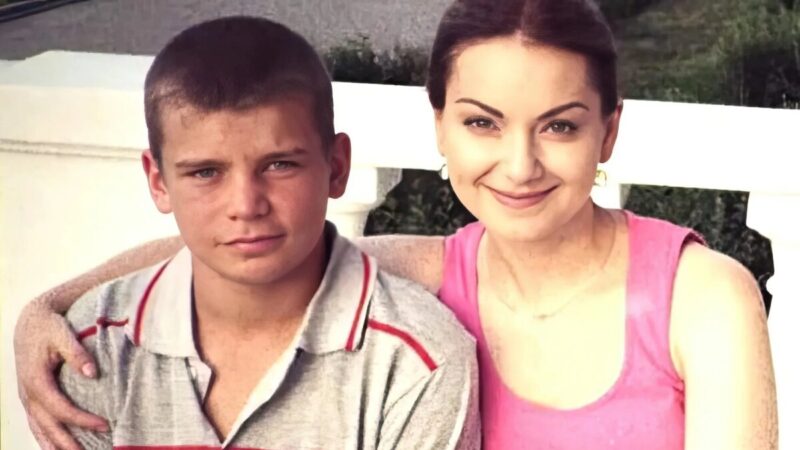 Ольга Будина и её приёмный сын Саша