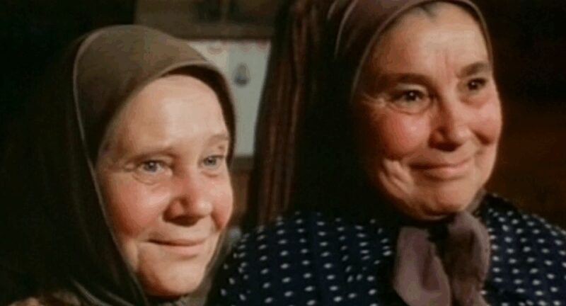 Кадр из фильма «Вдовы», принесшего актрисе всесоюзную славу.