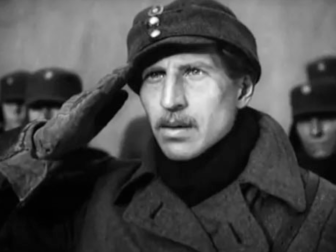 Первые шаги в кинематографе: Сергей Филиппов в роли белофинна.