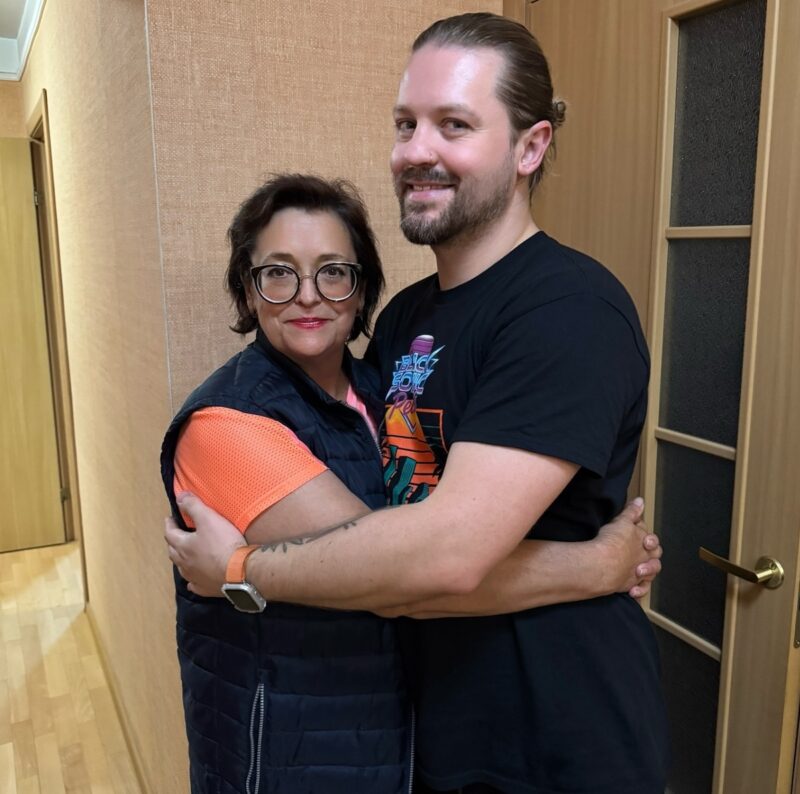 Наставница Людмила Сеславинская, Арсений Бородин и Наталья Викторовна