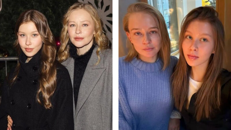 Юлия и Анна Пересильд: лучезарные улыбки звёздной семьи.