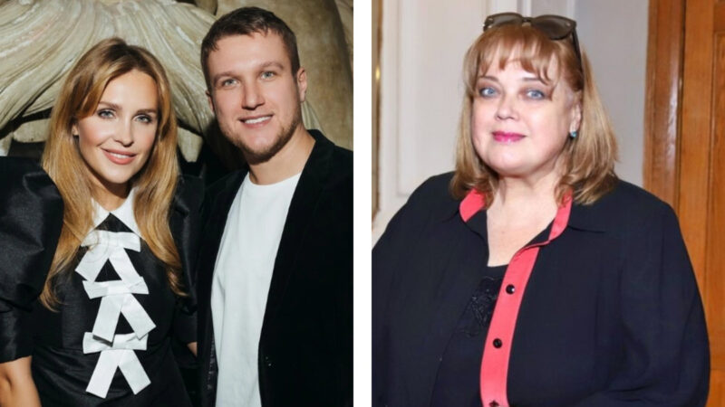 Анатолий Руденко с женой Еленой и его любящая мама Любовь Руденко.