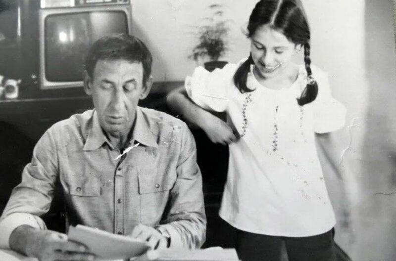 Владимир Басов с дочерью Елизаветой, ставшей для него смыслом жизни.