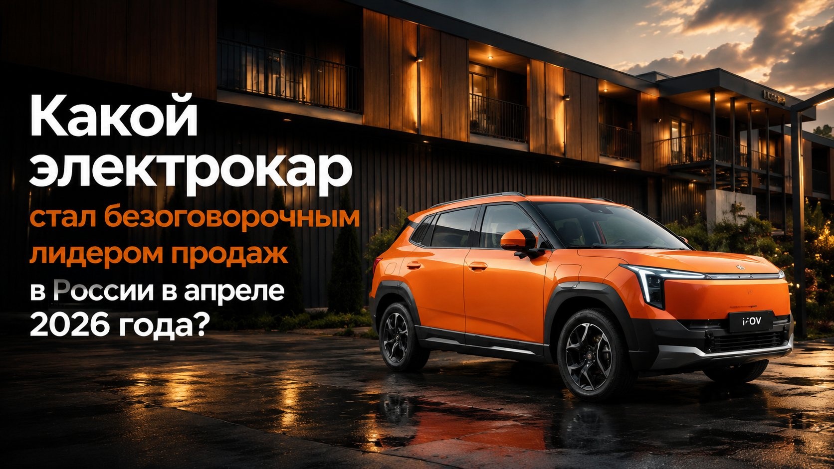 Какой электрокар стал безоговорочным лидером продаж в России в апреле 2026 года?