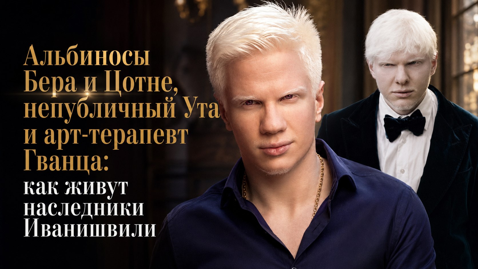 Альбиносы Бера и Цотне, непубличный Ута и арт-терапевт Гванца: как живут наследники Иванишвили