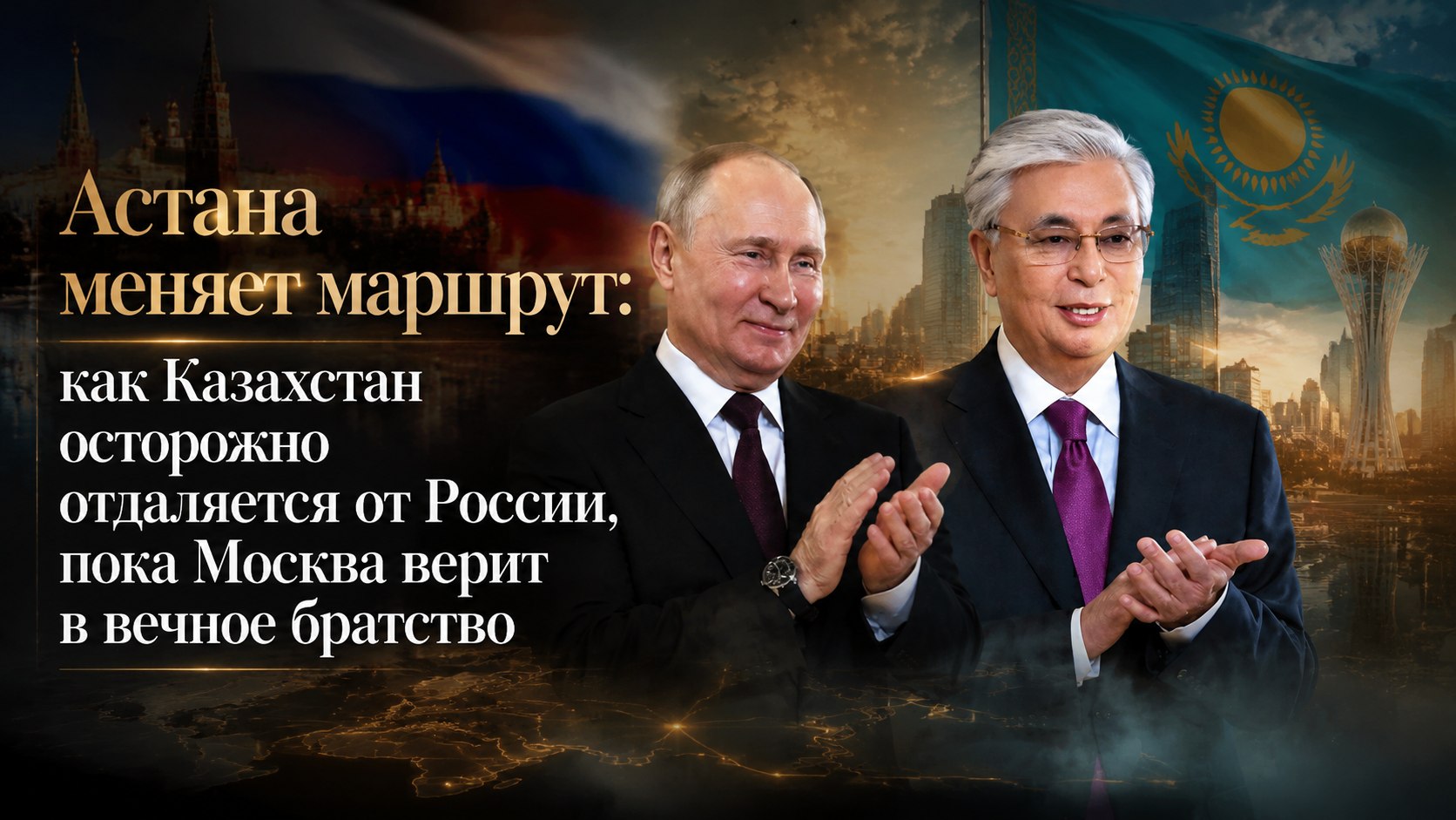 Астана меняет маршрут: как Казахстан осторожно отдаляется от России, пока Москва верит в вечное братство