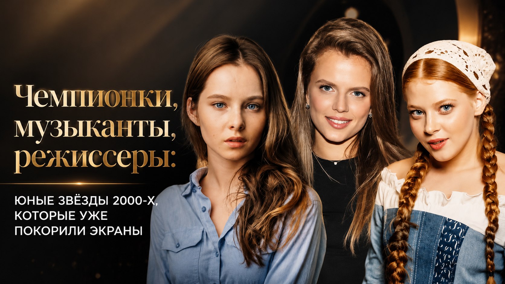 Чемпионки, музыканты, режиссёры: юные звёзды 2000-х, которые уже покорили экраны
