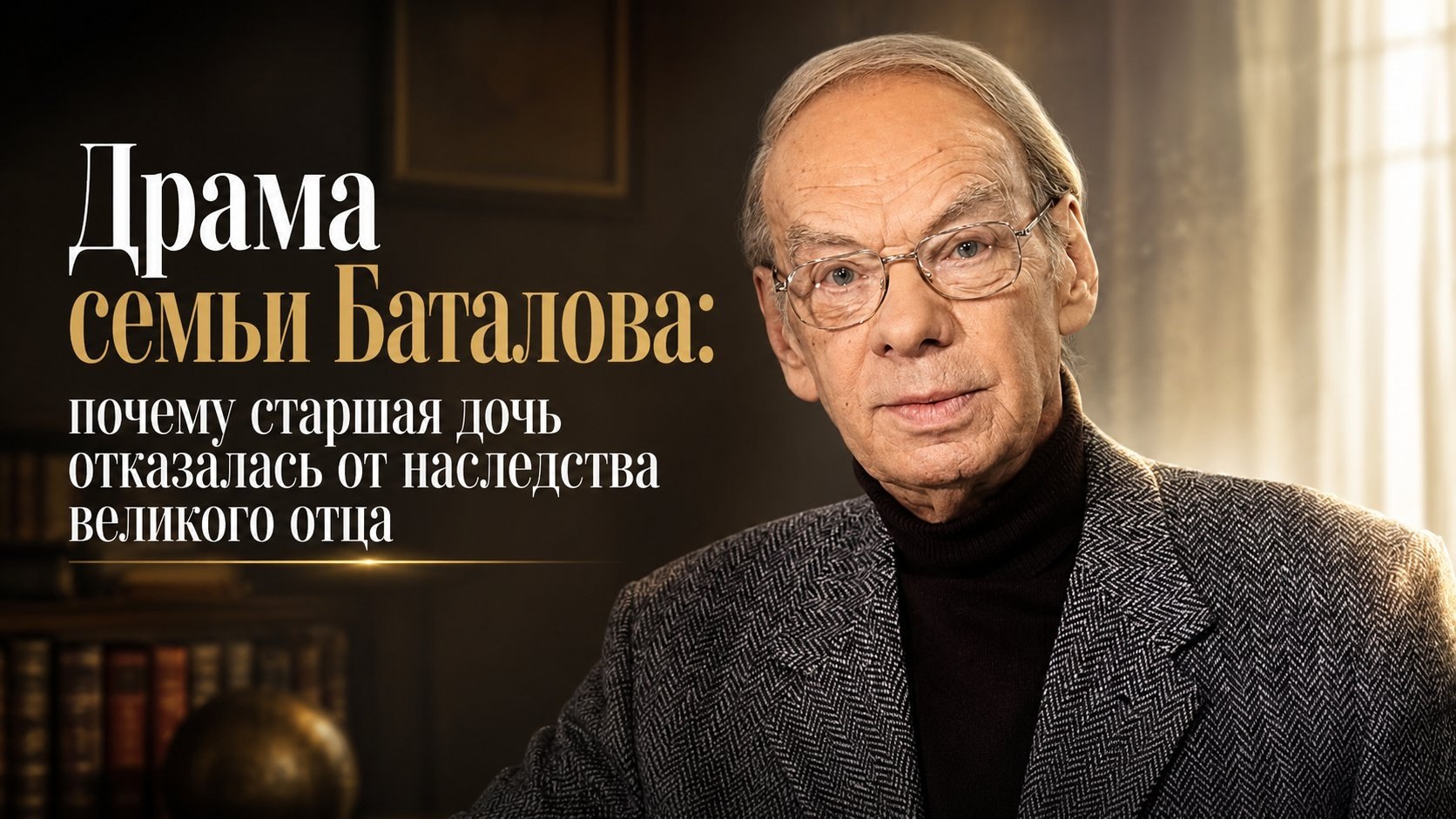 Драма семьи Баталова: почему старшая дочь отказалась от наследства великого отца