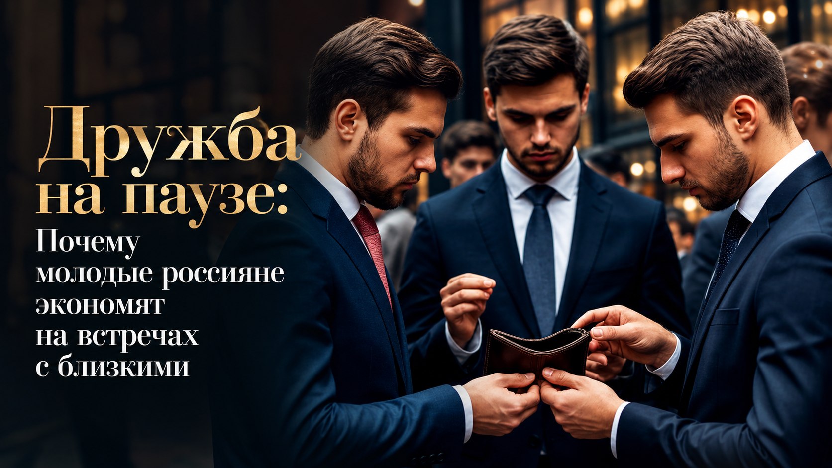 Дружба на паузе: Почему молодые россияне экономят на встречах с близкими