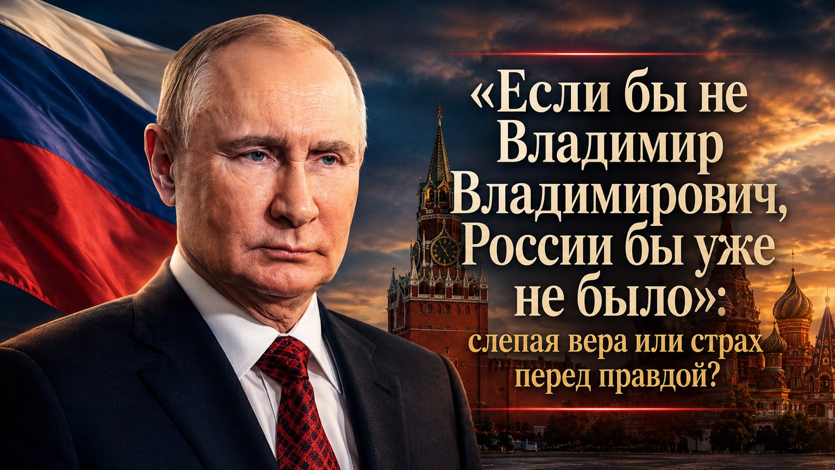 «Если бы не Владимир Владимирович, России бы уже не было»: слепая вера или страх перед правдой?