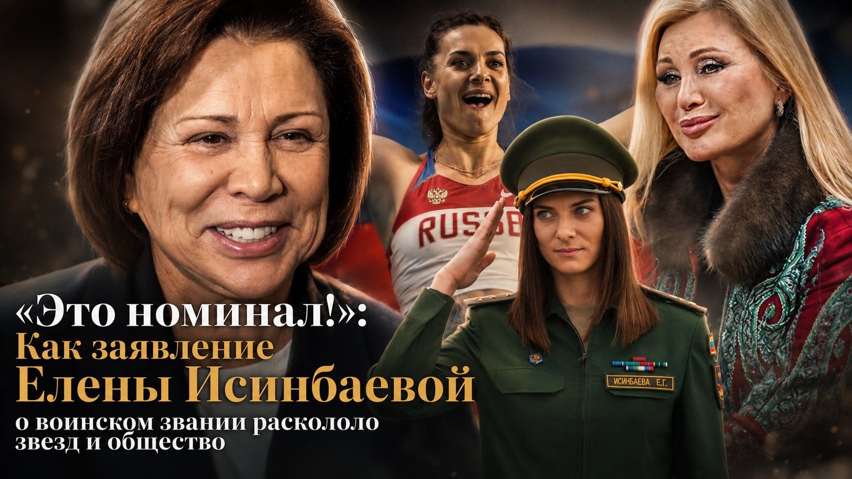 «Это номинал!»: Как заявление Елены Исинбаевой о воинском звании раскололо звезд и общество