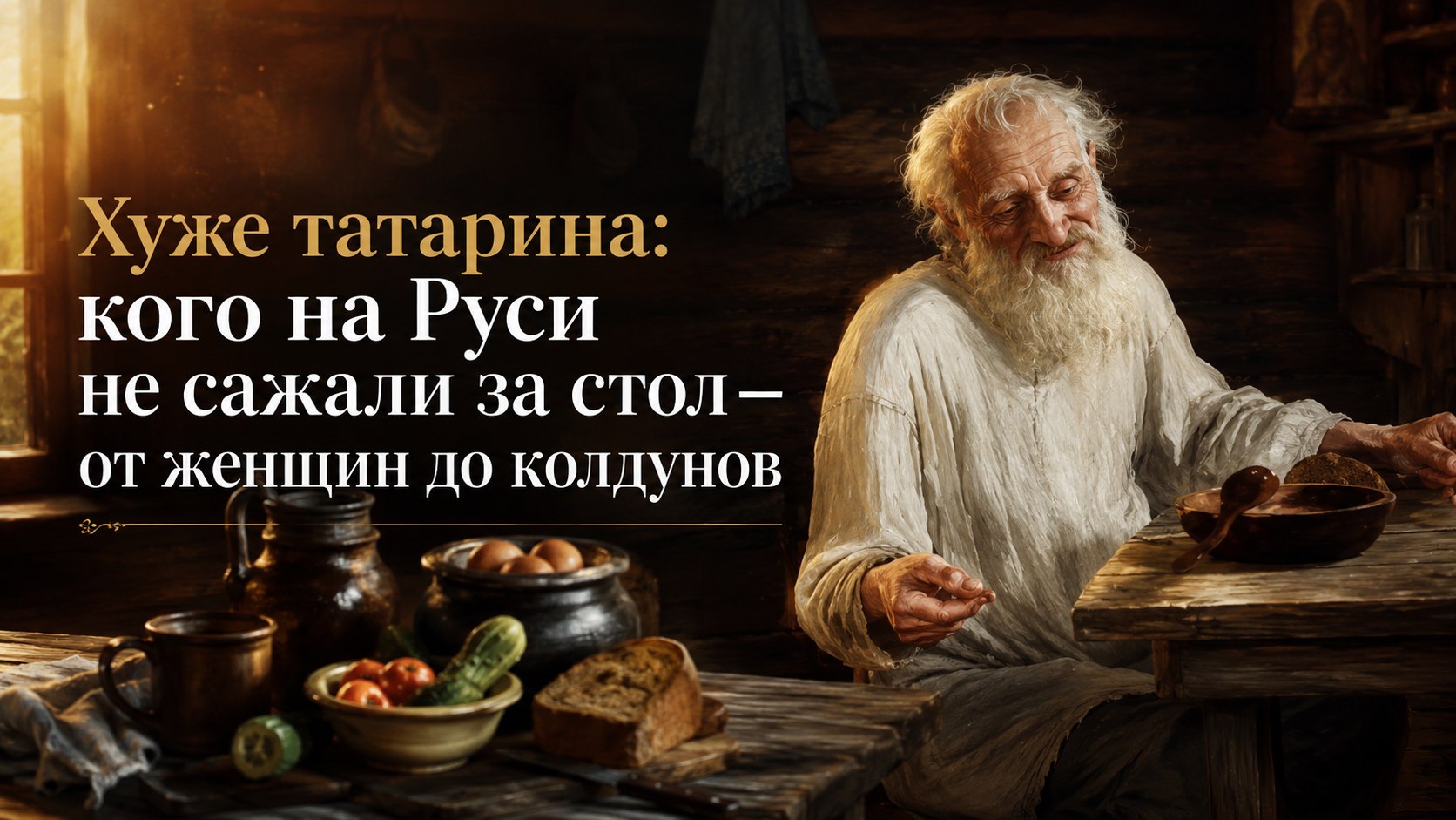 Хуже татарина: кого на Руси не сажали за стол — от женщин до колдунов