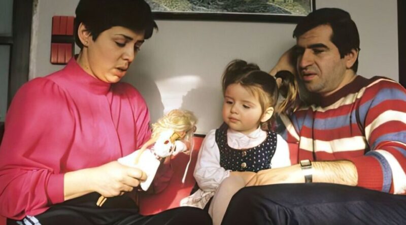 Семейный снимок: Ирина Роднина, Леонид Миньковский и их дочь Алёна
