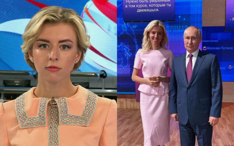Екатерина Березовская с Владимиром Путиным
