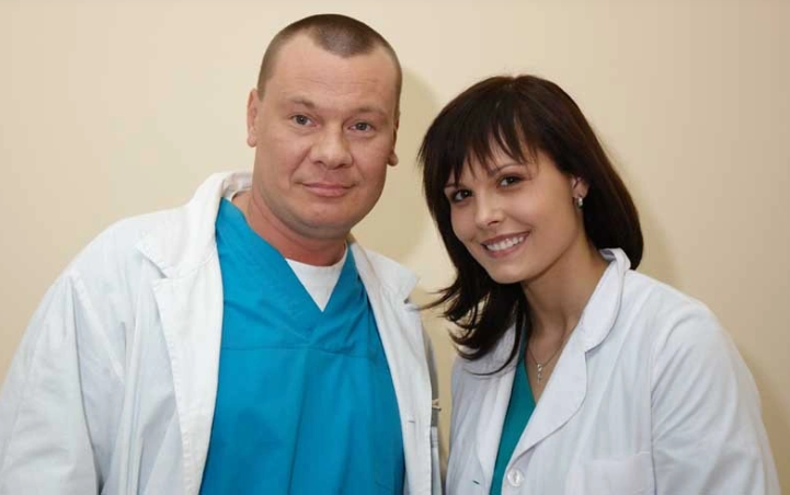 С дочерью Стефанией