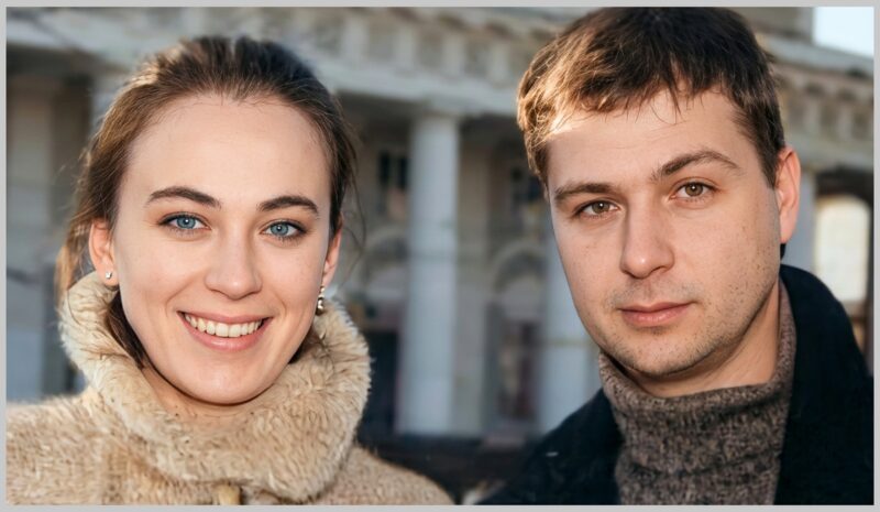 Лариса Гузеева и её первый муж Илья Древнов.