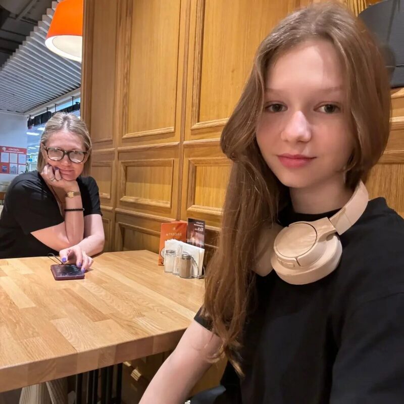 В кадре сериала