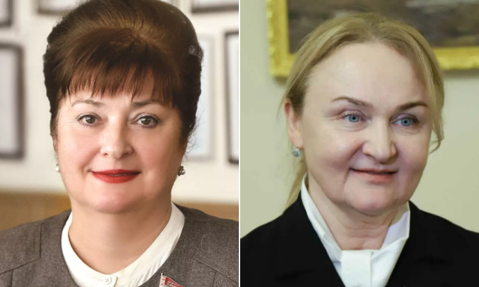 Галина Желнерович и Ирина Абельская.
