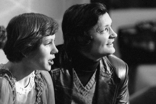 Кира Иванова и тренер Виктор Кудрявцев, 1978 год