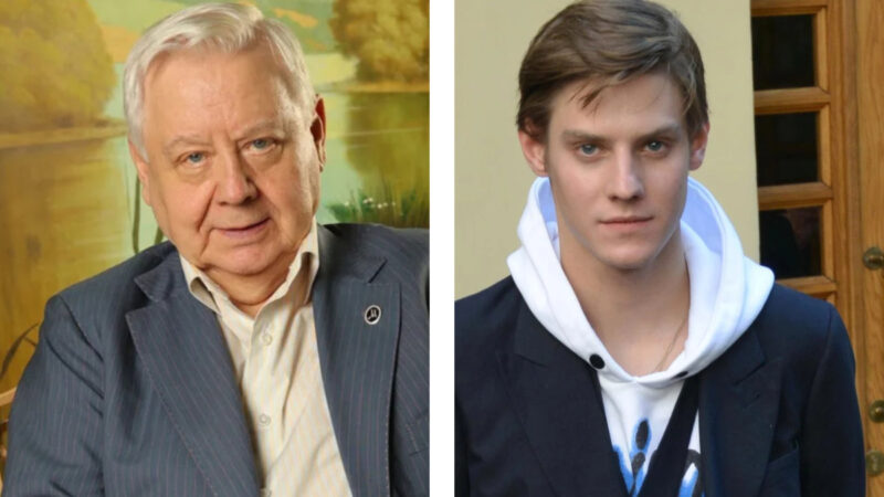 Олег Табаков и его сын Павел